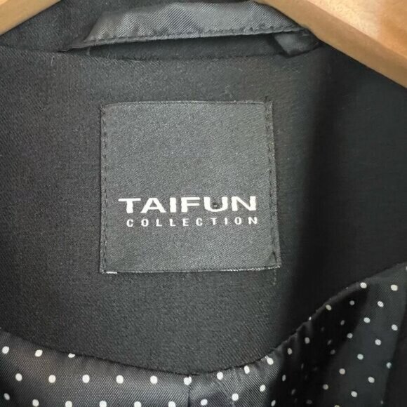Vintage Taifun Collection Women’s US 10 Black Classic 2 Button Suit Jacket Blaze - Picture 14 of 15